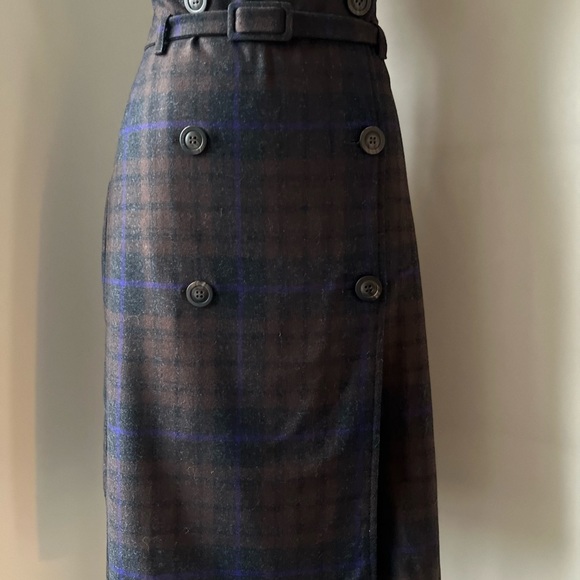 Vintage United Colours of Benetton Wool Skirt - Picture 9 of 10